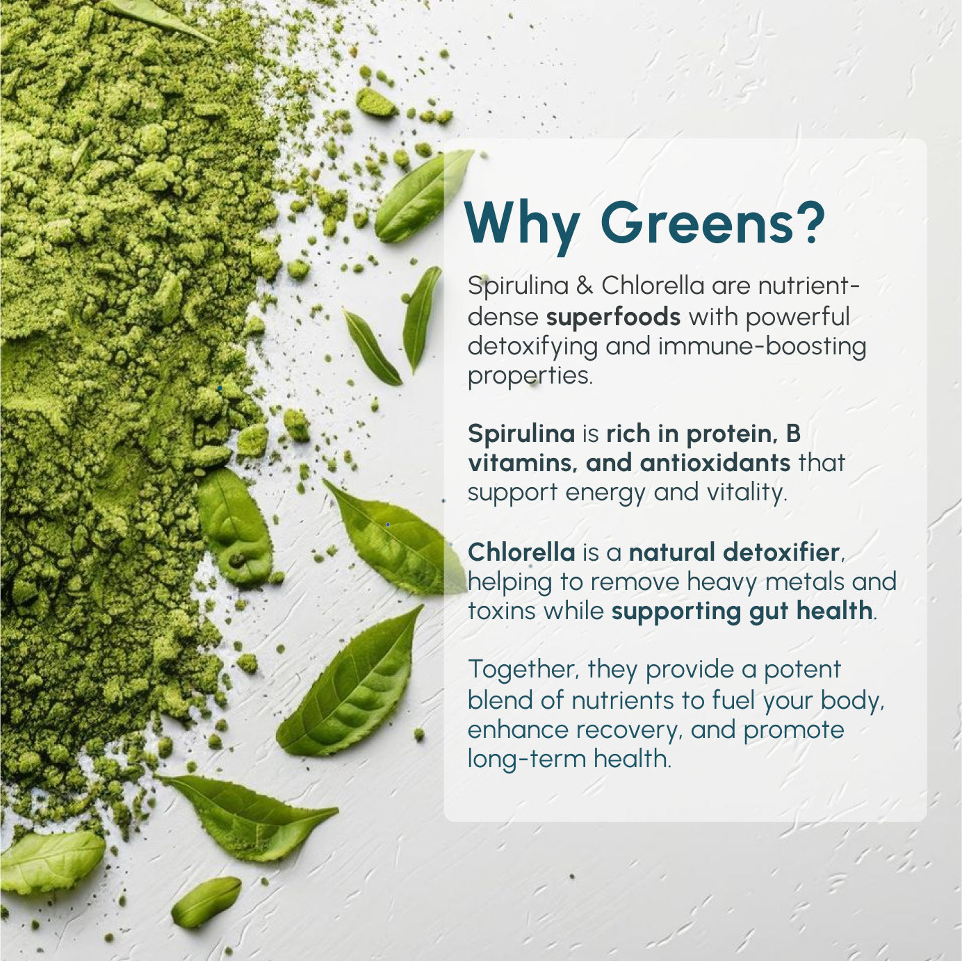 Greens | Chlorella & Spirulina